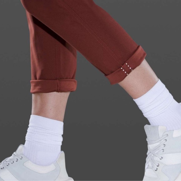LULULEMON • City Sleek 5 Pocket 7/8 Pant in Dark Terracotta - Picture 15 of 15